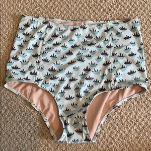 Kortni Jeane high rise swim bottom